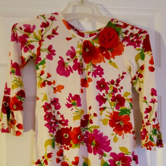 Big girls (Love you Lots - size 6x) floral tunic top - Picture 1 of 5